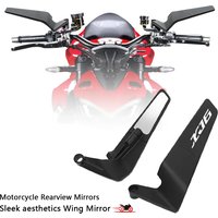 Motorcycle Side View Mirror For YAMAHA XJ6 XJ6F XJ6N XJR300 XJR1300 XJR1200 Rearview Mirrors Kits Rotate Adjustable