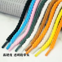 10 Solid Colors 6mm Wide Round Linen Cotton Laces High Quality Weaving Twisted Rope Shoelaces For Sneakers Casual Shoes String