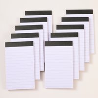 5-Pack/10-Pack A7 Notepads, 30 Lined Sheets