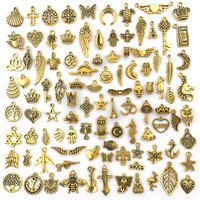100pcs Mixed Small Random Pendant Animals Charms Beads for Jewelry Making Bracelet DIY Earrings Necklace DIY Craft Art Charm