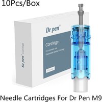 10Pcs Needles Cartridge 18/36/42/ Round Nano Pin Anti-Backflow Bayonet Heads with Chip-Controlled For Dr Pen M9(ONLY M9 Use)
