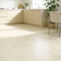 36 Pcs Self-Adhesive Wood Grain Vinyl Flooring, Peel and Stick PVC Floor Tiles for Kitchen Living Room,0.75mm Thick