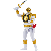 Mighty Morphin Power Rangers Re-Ignition Actionfigur Weißer Ranger