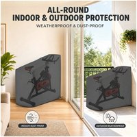 AliExpress NONE Exercise Bike Cover, Upright Indoor Bike Cover Dustproof and Waterproof Cover Suitable for Indoor or Outdoor Use
