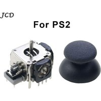 JCD For PS2 / Xbox 360 Controller Metal Analog Sticks 3D Analog Joystick Thumbsticks Cap Mushroom Cover