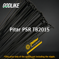 GODLIKE 12Pcs/Lot J-Bend Pillar PSR TB2015 Triple Butted Bicycle Spoke 14G Gauge 2.0 MTB Road Bike Stainless Steel Light Spokes