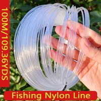 Nylon Monofilament Fishing Line 68-175lbs Extra Thick 100m Big Size 1mm-2mm Sea Boat Fly Fishing Main Line Subline Accessories