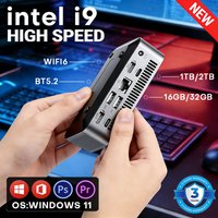 TOP MiniPC Windows 11 Intel Core I9 10980HK IntelN150 Taschencomputer 16GB 32GB RAM 1TB 2TB SSD MiniPC 1000M Ethernet Desktop-PC