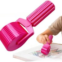 1-Pack Premium Diamond Painting Roller | Durable Plastic Construction, Detachable Design, and Ergonomic Non-Slip Handle