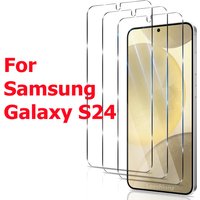 Screen protector For Samsung Galaxy S24 Tempered Glass 9H Transparent Clear Anti Scratch