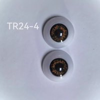 3 pairs 24mm Doll's Eyes Accessiries Brown Acrylic Eyes DIY Toy T24