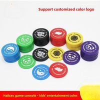 100pcs Paris Tower Game Machine SpongeBob Plastic Coins Custom Logo Arcade Token Chips Bulk