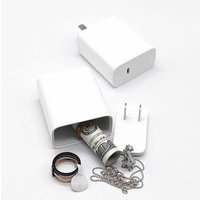 Camouflage mobile phone charger shell sleeve box storage box mobile phone adapter shell money hiding artifact medicine box