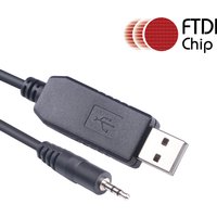 USB Programming Cable for ICOM IC-2820H IC-80AD ID-31A ID-51A ID-51E ID-880H OPC-2218,FTDI USB to 2.5mm Audio Jack Serial Cable