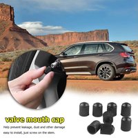 10-100Pcs Car Bicycle Tire Valve Cover Plastic Valve Stem Dust Outdoor Anti-Resistance Repairing Elements Cover With Seal Ring