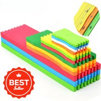 10PCs 8cm-21cm EVA Foam Winding Board Fishing Line Plate Fish Hook Storage Wire Wrap Holder Tackle Tool Sports Pesca Accessories