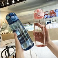 AliExpress NONE Sports Transparent Water Bottle 780ml Portable Gym Travel Clear Leakproof Drinking Bottle Frosted Bottle