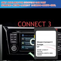 Für Nissan Europa Auto Connect3 V7 SD Karte 16 GB Neueste Version Satellitennavigation SD Karte GPS Navigation 24 Stunden Versand