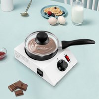 Professional Chocolate Melting Machine 1kg Capacity Non-Stick Ceramic Pot 40W 230V UK Plug 30-85°C Temp Control Home & Shop Use