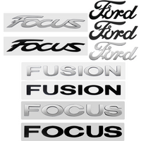 3D Letters Car Body Rear Trunk Bumper Emblem Stickers Badge Decal For Ford Focus Logo Fusion MK2 MK4 Fiesta Mustang Accessories