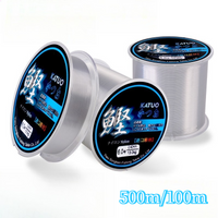 1pcs Ultra-High-Tensile Main Line High-Strength Transparent Nylon Line 100m–500m for Taiwan-Style Lure and Saltwater Fishing