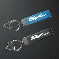 High-Grade Leather Motorcycle Keychain Holder Keyring For Suzuki SV650 X/S SV650S SV650x SV 650 1999-2025 Accessories