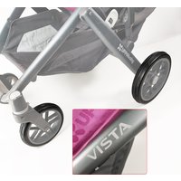 Uppababy Vista Wheel Tire For V1/ V2 Front Or Back One PU Tubeless Wheel Casing Custom Tyre Cover Baby Buggy Accessories