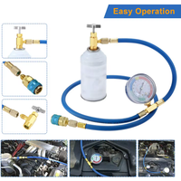 Recharge Kit R134A Recharge Measuring Hose Can Tap Gauge Refrigerant Charging Pipe Air conditioning pipes and connectors