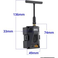 RadioMaster Ranger Micro ELRS Module 2.4GHz, JR Bay Adapter W/ TX12 Radio FPV RC Drone Controller