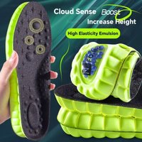 4Pcs 4D Cloud Sport Insoles for Shoes PU Air Cushion Sole Soft Shock Absorption Deodorant Breathable Running Orthopedic Insoles
