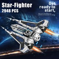 2948PCS Star Space-Fighter Building Blocks,Science Fiction Technology Collect Ornament Toys DIY Bricks Education Birthday Gifts