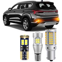 Car LED Bulbs For Hyundai Santa Fe 2019 2020 2021 2022 2023 LED Exterior Turn Signal Backup Bulbs Canbus No Error