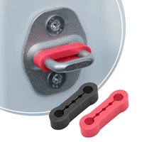 Car Door Striker Cover Shock Absorber Silicone Door Latch Silencer Noise Vibration Reduction Sound Dampener Buffer Pad soundproo