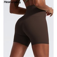 Hearuisavy Soft Sports Shorts Buttock Lift Gym Leggings Women High Waist Yoga Shorts Women Running Cycling Workout Shorts Female