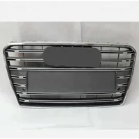 Front Bumper Grill Center Grille for Audi A7/S7 2011 2012 2013 2014 2015 (Refit for S7 Style)