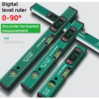 30/40/50/60cm Digital Protractor Angle Finder Inclinometer Magnets Level Angle Slope Electronic Level Ruler with LED Display