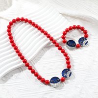 One Piece Portgas D Ace Cosplay Necklace Bracelet Set - Anime Themed Role Play Accessories for Fans
