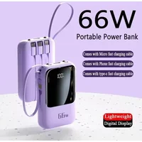 20000mAh 66W Fast Charging Mini Power Bank Portable External Battery for iPhone Huawei Xiaomi Phones