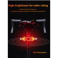 AliExpress MOJOYCE Remote Bicycle Rear Light USB Rechargeable Bike Turn Signal Lights Waterproof E-Scooter Safety Warning Tail Light for M365 Pro