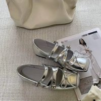 Retro Ballet Style Fashionable Mary Jane Shoes Women's Flat Mouth Slip-On Spring 2026 New Model for Skirts Versatile Flats