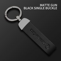 Fashion Leather Car Key Chain Car Emblem Keyring for Mercedes Benz A C E S Class Series GLK CLA GLA GLC GLE CLS SLK Accessories