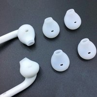 4 Pairs Silicone Earbuds Tips Covers Anti-Slip Replacement Ear Gels Buds for Samsung Galaxy Note 5/Note 7/S7/S6 Edge White/Black