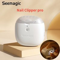 Youpin Seemagic-Coupe-ongles électrique automatique Pro, coupe-ongles avec démarrage tactile, protection infrarouge, lumière LED, outils de tête de coupe