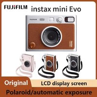Fujifilm Mini EVO Camera Young People's Photography Cameras Retro Camera (Optional Instax Vertical Case+ Protector +20 Film)