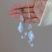 Hot selling Conch Sea Star Gouben Chain Ocean Wind Earphone Chain Card Book Girl Pendant Mobile Rope