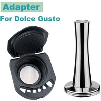 Adapter FOR Dolce Gusto PICCOLO XS/Genio S Machine Tampering Reusable Capsules can be refilled with Espresso Coffee