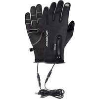 AliExpress Shunmaii USB Touch Screen Gloves Heated Motorcycle Gloves Winter Skiing Gloves for Cycling Running Driving Hiking Walking for Women Men