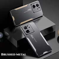 Luxury Laser Carving Metal Shockproof Aluminium Alloy Back Cover for Xiaomi POCO X6 X5 F6 F5 M6 PRO C65 C61 4G 5G Phone Cases