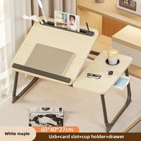 Lifting and Folding Study Desk Dormitory Bed Lazy Computer Desk Simple Office 7-speed Adjustment