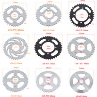 420 Chains 37T/41T/42T/48T/50T/60T Teeth Motorcycle Chain Sprockets Rear Back Sprocket Cog For 110cc 125cc 140cc Dirt Pit Bike